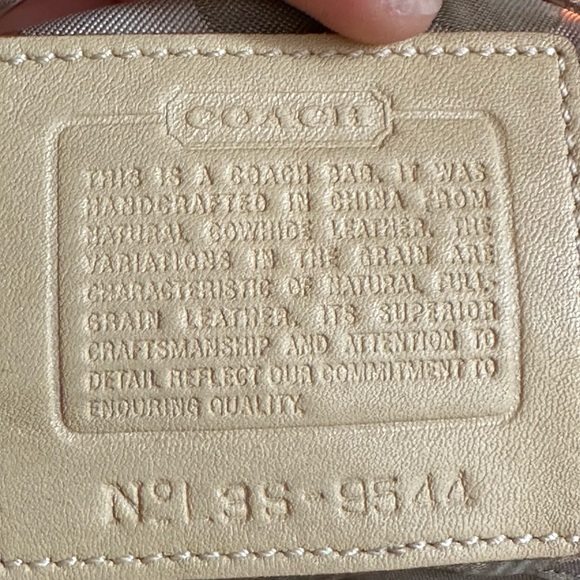 NOT FOR SALE Coach Camel Hobo #954 - Picture 9 of 9